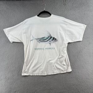 fish stix tee shirt marshall madruga fishing graphic 2XL cotton